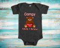 Gampy Loves Me Cute Grandpa Name Bear Baby Bodysuit Tshirt or Toddler Shirt Special Grandfather Gift or Pregnancy Reveal Announcement Graphic Tee – Aesthetic Look · Perfect For Daily Wear