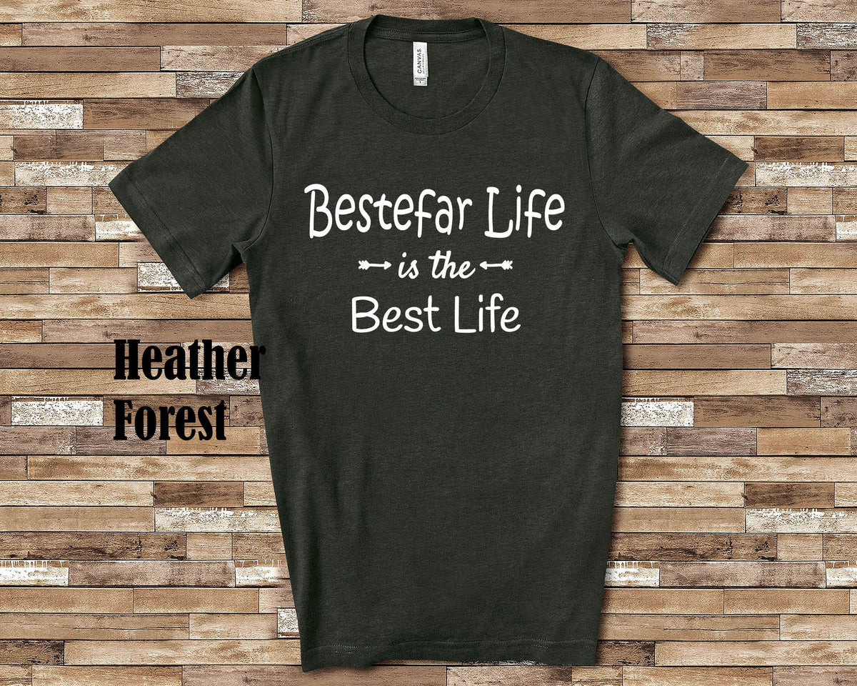 Bestefar Life Is The Best Life Shirt Best Grandpa Gift Idea for Norway Norwegian Grandfather Birthday Christmas Father39s Day Present Graphic Tee – Fan Favorite · Must-Have Style