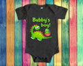 Bubby39s Boy Cute Grandma Name Dinosaur Baby Bodysuit Tshirt or Toddler Shirt for a Israeli Jewish Grandmother Gift or Pregnancy Reveal Graphic Tee – Easygoing Wear · Perfect For Daily Wear