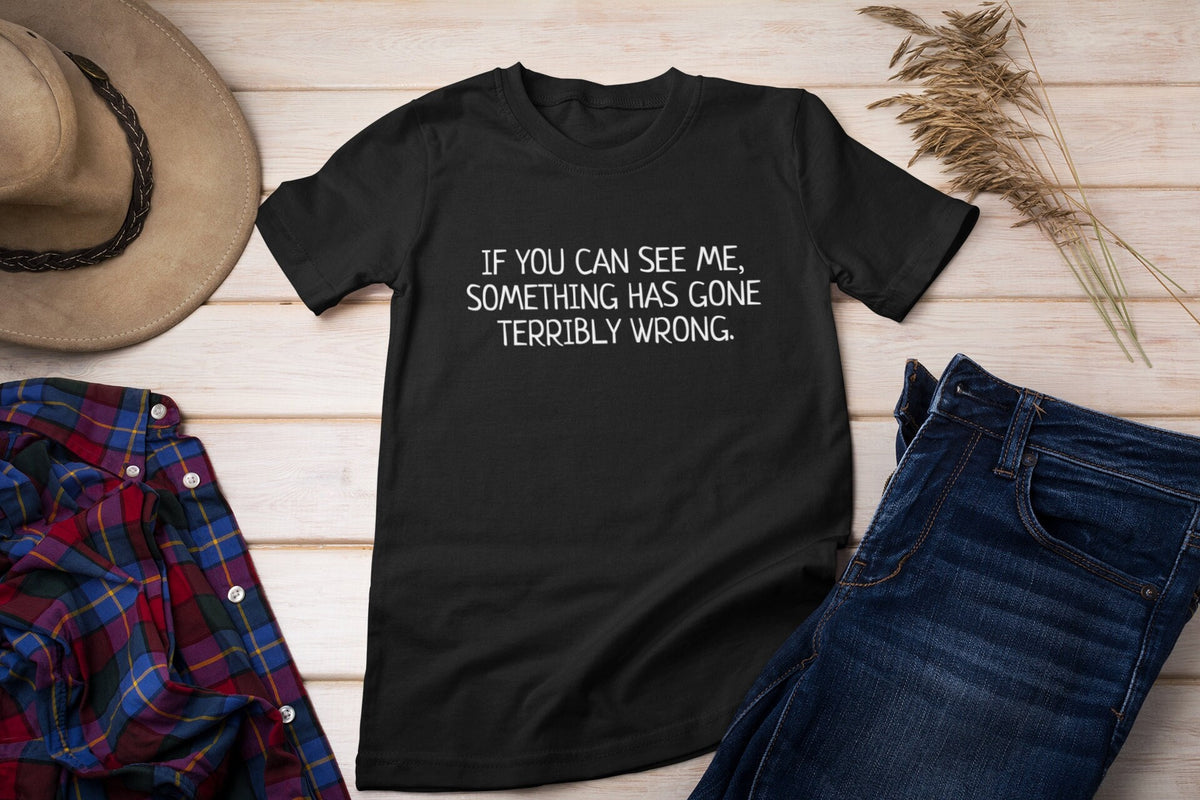 Theater Tech Gift Funny Stagehand Shirt Stage Crew Present If You Can See Me Unisex Tee Graphic Tee – Premium Graphic · Trending Graphic Apparel