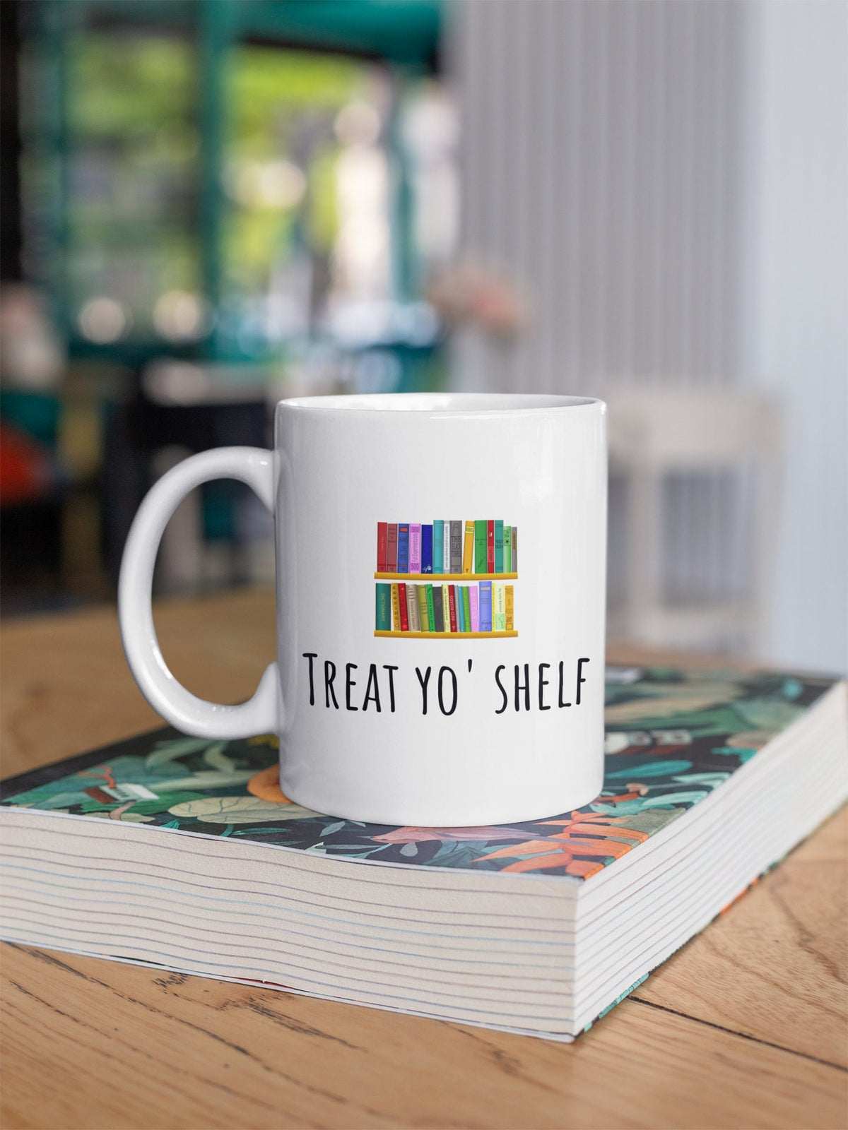 Book Lover Gift Librarian Mug Library Coffee Mug Librarian Present Idea Treat Yo Shelf Graphic Tee – Fan Favorite · Must-Have Style