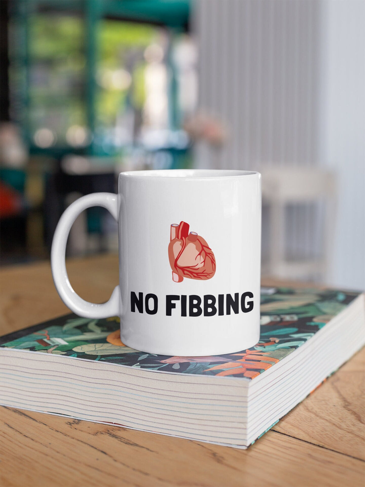 Cardiologist Mug Funny Cardiologist Gift Cardiology Coffee Mugs No Fibbing Graphic Tee – Soft Feel · Perfect For Daily Wear