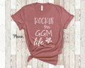 Rockin This GGM Life Tshirt Gift from Grandkids Funny Shirt Grandmother Birthday Christmas Mother39s Day Gifts for Grandma Graphic Tee – Bold Style · Must-Have Style