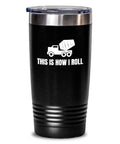 Concrete Mixer Tumbler Funny Mixer Driver Gift Cement Mixer This Is How I Roll Graphic Tee – Easygoing Wear · Trending Graphic Apparel