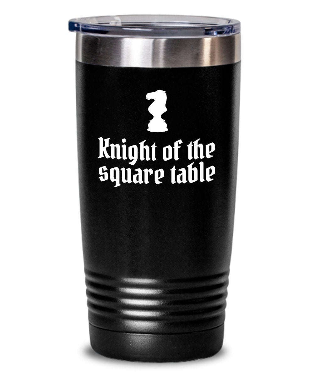 Chess Player Gift Chess Tumbler Chess Lover Present Knight Of The Square Table Graphic Tee – Fan Favorite · Must-Have Style