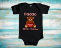 Daddo Loves Me Cute Grandpa Name Bear Baby Bodysuit Tshirt or Toddler Shirt Special Grandfather Gift or Pregnancy Reveal Announcement Graphic Tee – Premium Graphic · Perfect For Daily Wear