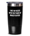 Marching Band Tumbler Orchestra Gift Oboe Gift Bassoon Gift Clarinet Gift Tears Of Brass Players Graphic Tee – Soft Feel · Great Gift For Fans