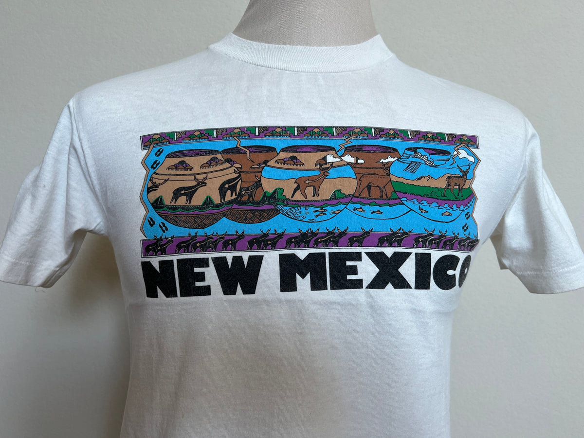 Vintage 9039s New Mexico Painted Pottery T Shirt Size M Graphic Tee – Premium Graphic · Must-Have Style