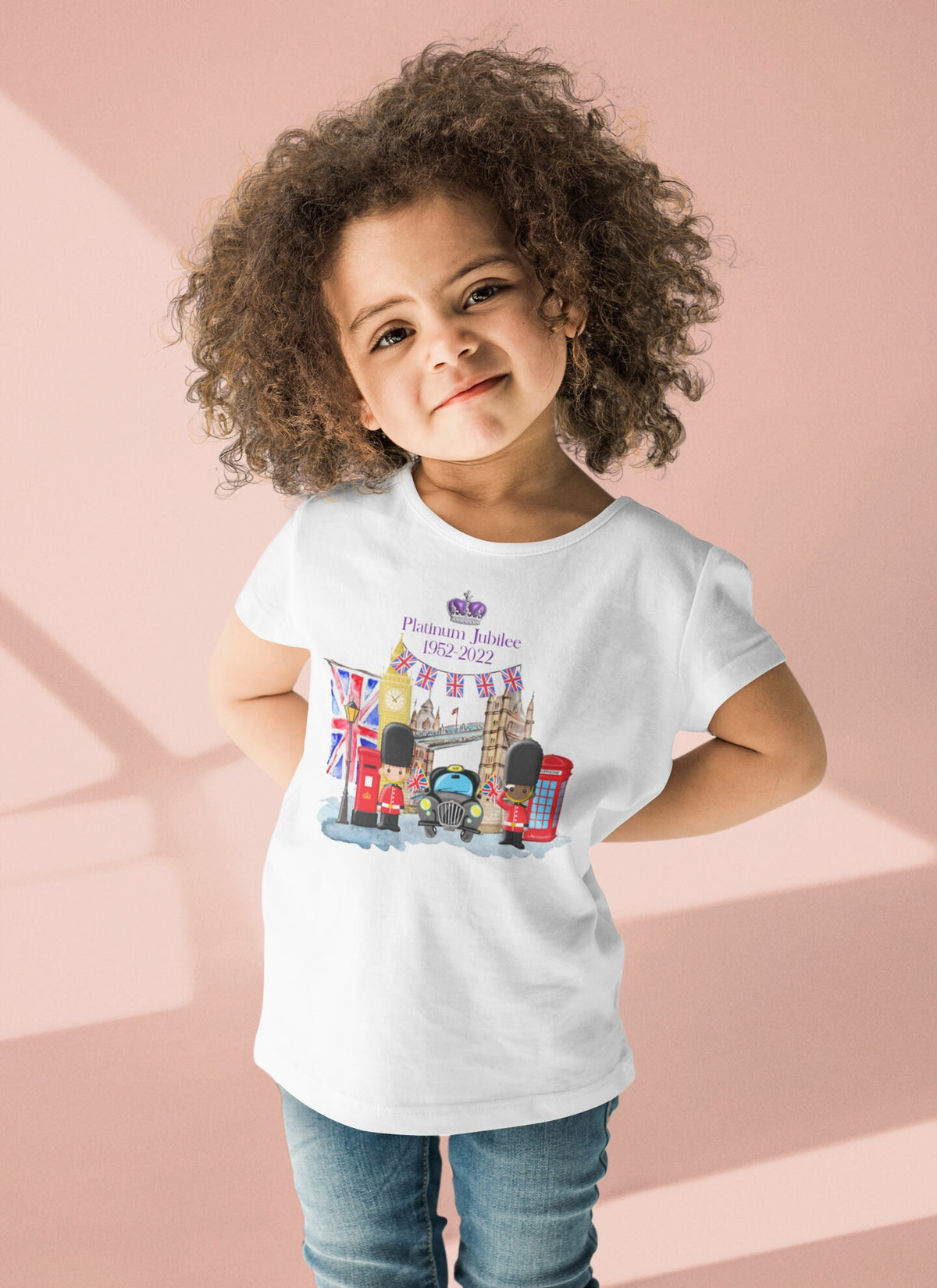 Queens Platinum Jubilee Childs Kids TShirt Union Jack Crown Royal Family Queen Elizabeth II 70 Year Reign Graphic Tee – Cozy Vibes · Great Gift For Fans