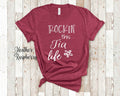 Rockin39 This Tia Life Aunt Tshirt Mexican Spain Spanish Gift Idea for Mother39s Day Birthday Christmas or Pregnancy Reveal Announcement Graphic Tee – Aesthetic Look · Must-Have Style