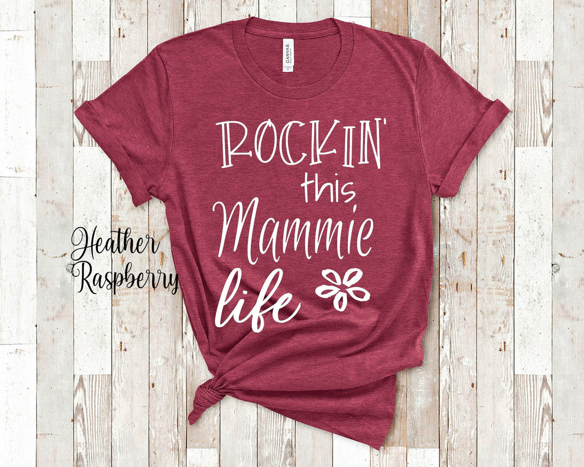 Rockin This Mammie Life Grandma Tshirt Special Grandmother Gift Idea for Mother39s Day Birthday Christmas or Pregnancy Reveal Announcement Graphic Tee – Bold Style · Top Pick For Any Outfit