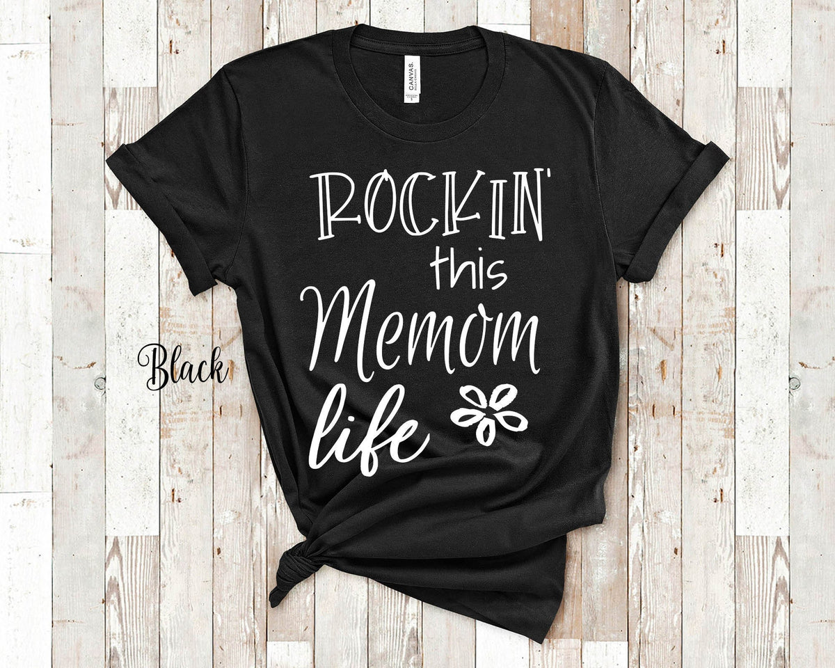 Rockin This Memom Life Grandma Tshirt Special Grandmother Gift Idea for Mother39s Day Birthday Christmas or Pregnancy Reveal Announcement Graphic Tee – Bold Style · Great Gift For Fans