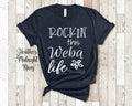 Rockin39 This Weba Life Grandma Tshirt Special Grandmother Gift Idea for Mother39s Day Birthday Christmas or Pregnancy Reveal Announcement Graphic Tee – Aesthetic Look · High-Quality Print