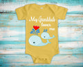 Granddude Loves Me Cute Grandpa Name Whale Baby Bodysuit Tshirt or Toddler Shirt Special Grandfather Gift or Pregnancy Reveal Announcement Graphic Tee – Premium Graphic · Trending Graphic Apparel