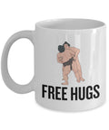 Sumo Gift Sumo Wrestling Mug Sumo Wrestler Gift Funny Sumo Present Free Hugs Graphic Tee – Fan Favorite · Great Gift For Fans