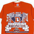 1987 Denver Broncos Super Bowl Logo 7 Vtg Tshirt Large Orange Nfl 5050 USA Graphic Tee – Fan Favorite · Trending Graphic Apparel