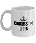 Concussion Gift Concussion Mug Head Injury Gift Concussion Recovery Get Well Gift Concussion Queen Graphic Tee – Warm & Stylish · Must-Have Style