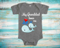 Granddad Loves Me Cute Grandpa Name Whale Baby Bodysuit Unique Grandfather Gift for Granddaughter or Grandson or Pregnancy Announcement Graphic Tee – Easygoing Wear · Trending Graphic Apparel