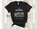 Blessed Memom Grandma Tshirt Special Grandmother Gift Idea for Mother39s Day Birthday Christmas or Pregnancy Reveal Announcement Graphic Tee – Soft Feel · Must-Have Style