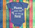 Pass Me To Morai Cute Grandma Baby Bodysuit Tshirt or Toddler Shirt Ireland Irish Grandmother Gift or Pregnancy Announcement Graphic Tee – Bold Style · Perfect For Daily Wear