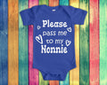 Pass Me To Nonnie Cute Grandma Baby Bodysuit Tshirt or Toddler Shirt Italy Italian Grandmother Gift or Pregnancy Announcement Graphic Tee – Cozy Vibes · High-Quality Print