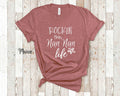 Rockin39 This Nan Nan Life Grandma Tshirt Special Grandmother Gift Idea for Mother39s Day Birthday Christmas or Pregnancy Announcement Graphic Tee – Feel-Good Design · Perfect For Daily Wear