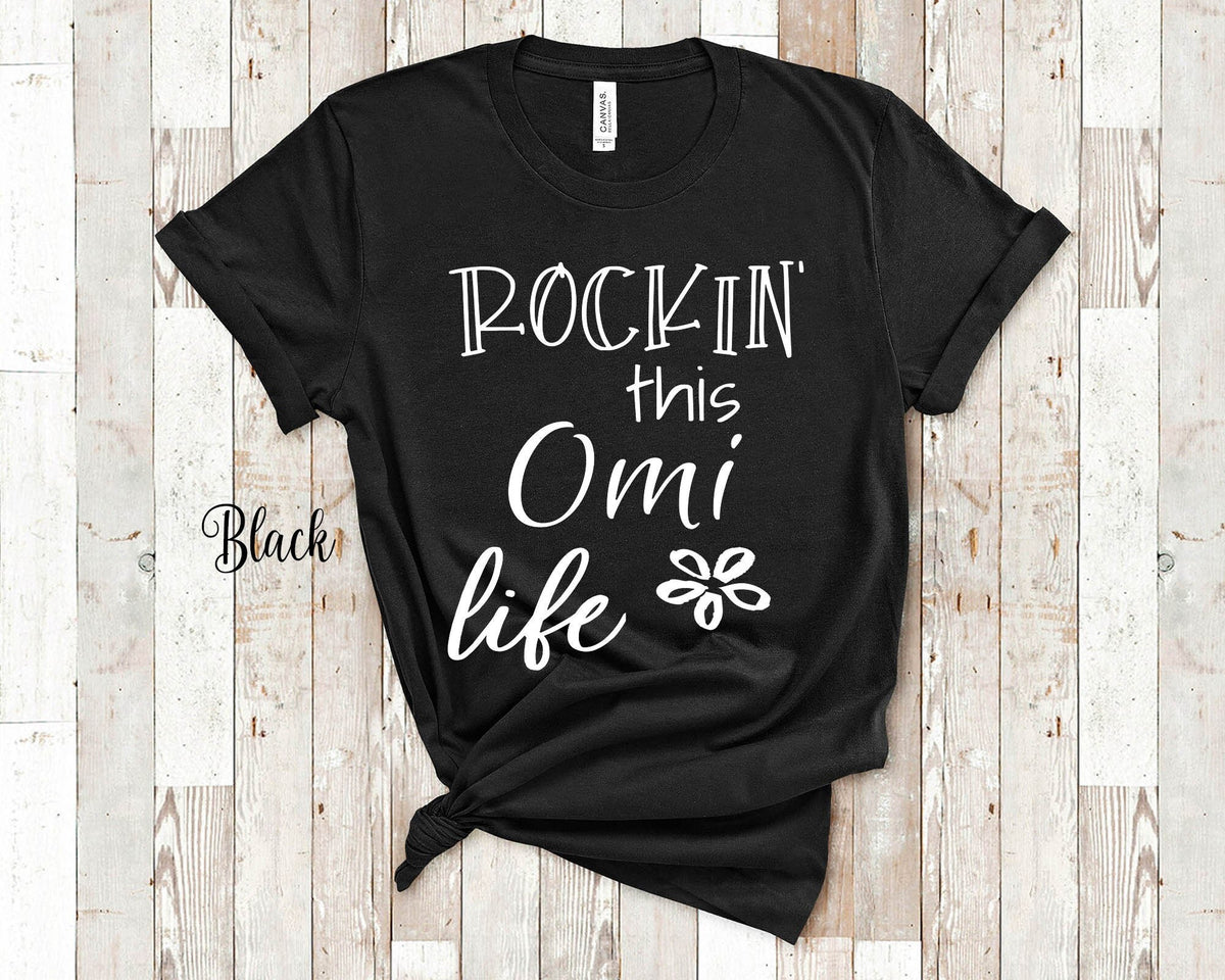 Rockin This Omi Life Grandma Tshirt Belgian Grandmother Gift Idea for Mother39s Day Birthday Christmas or Pregnancy Reveal Announcement Graphic Tee – Bold Style · Top Pick For Any Outfit
