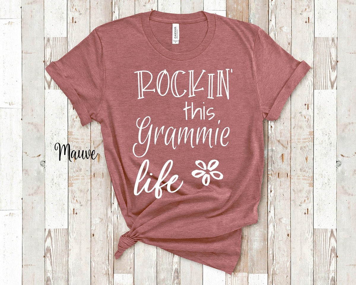 Rockin This Grammie Life Tshirt Gift for Grandmother Funny Grammie Shirt Grandmother Birthday Mother39s Day Gifts for Grammie Graphic Tee – Feel-Good Design · Trending Graphic Apparel