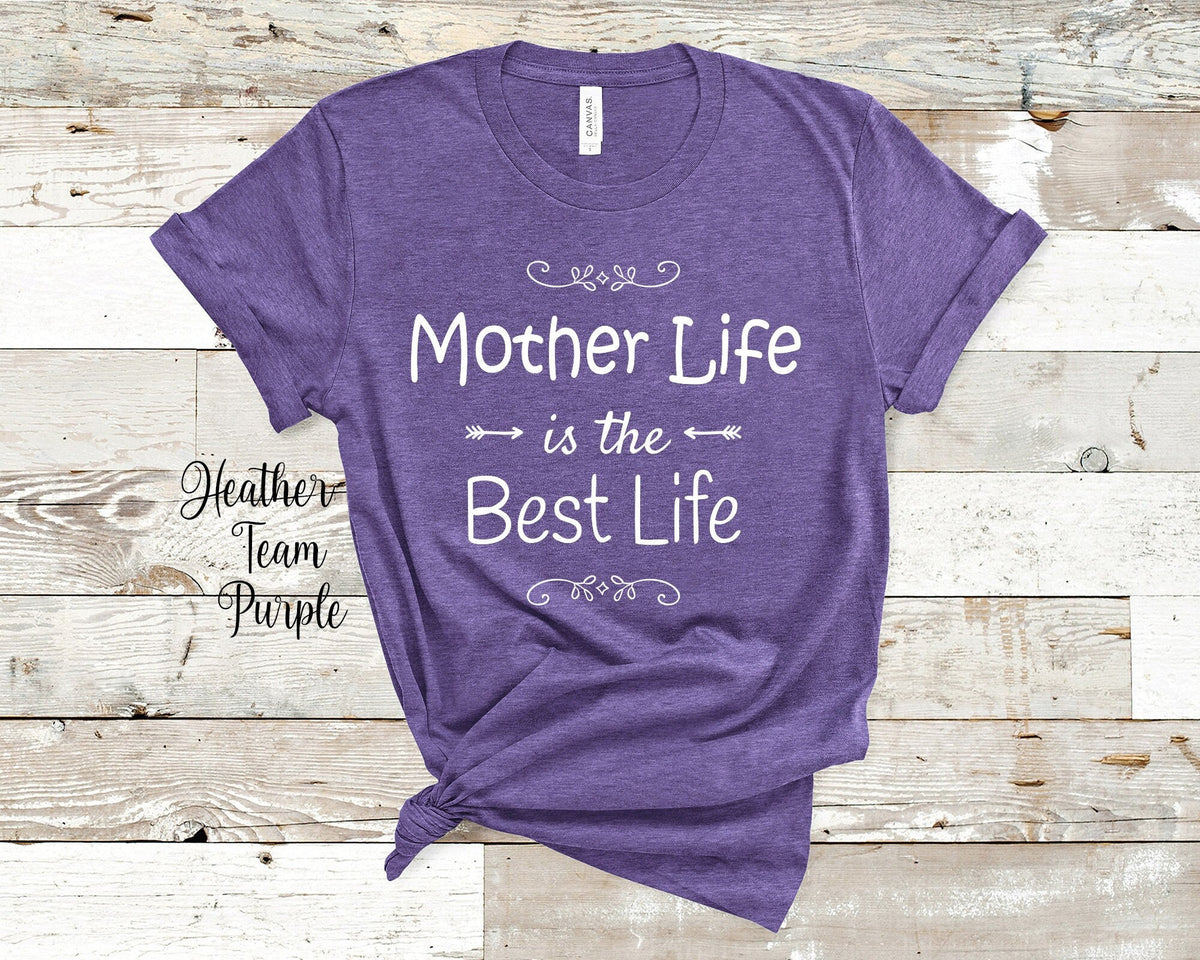 Mother Life Is The Best Life Mom Tshirt Special Gift Idea for Mother39s Day Birthday Christmas or Pregnancy Reveal Announcement Graphic Tee – Premium Graphic · Top Pick For Any Outfit