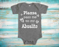 Pass Me To Abuelito Cute Grandpa Baby Bodysuit Tshirt or Toddler Shirt Mexican Spanish Grandfather Gift or Pregnancy Announcement Graphic Tee – Everyday Comfort · Trending Graphic Apparel