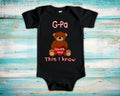 GPa Loves Me Cute Grandpa Name Bear Baby Bodysuit Tshirt or Toddler Shirt Special Grandfather Gift or Pregnancy Reveal Announcement Graphic Tee – Cozy Vibes · Perfect For Daily Wear