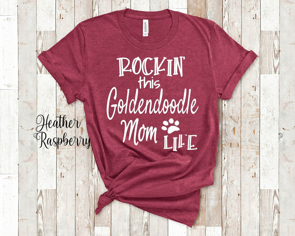 Rockin This Life Goldendoodle Mom Tshirt Goldendoodle Dog Owner Gifts Funny Golden Doodle Shirt Gifts for Goldendoodle Pet Parent Graphic Tee – Premium Graphic · Top Pick For Any Outfit