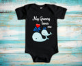 Granny Loves Me Cute Grandma Name Whale Baby Bodysuit Unique Grandmother Gift for Granddaughter or Grandson or Pregnancy Announcement Graphic Tee – Fan Favorite · Must-Have Style