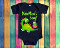 MawMaw39s Boy Cute Grandma Name Dinosaur Baby Bodysuit Tshirt or Toddler Shirt for a Special Grandmother Gift or Pregnancy Announcement Graphic Tee – Easygoing Wear · Top Pick For Any Outfit