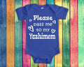 Pass Me To Yazhimom Grandma Baby Bodysuit for Indian Grandmothers Native to Washington State Great for Pregnancy Reveal Announcement Graphic Tee – Feel-Good Design · High-Quality Print
