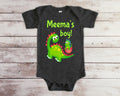 Meema39s Boy Cute Grandma Name Dinosaur Baby Bodysuit Tshirt or Toddler Shirt for a Yiddish Grandmother Gift or Pregnancy Announcement Graphic Tee – Soft Feel · Top Pick For Any Outfit