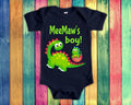 MeeMaw39s Boy Cute Grandma Name Dinosaur Baby Bodysuit Tshirt or Toddler Shirt for a Special Grandmother Gift or Pregnancy Announcement Graphic Tee – Bold Style · High-Quality Print
