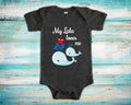 Lala Loves Me Cute Grandma Name Whale Baby Bodysuit Unique Grandmother Gift for Granddaughter or Grandson or Pregnancy Announcement Graphic Tee – Aesthetic Look · Perfect For Daily Wear