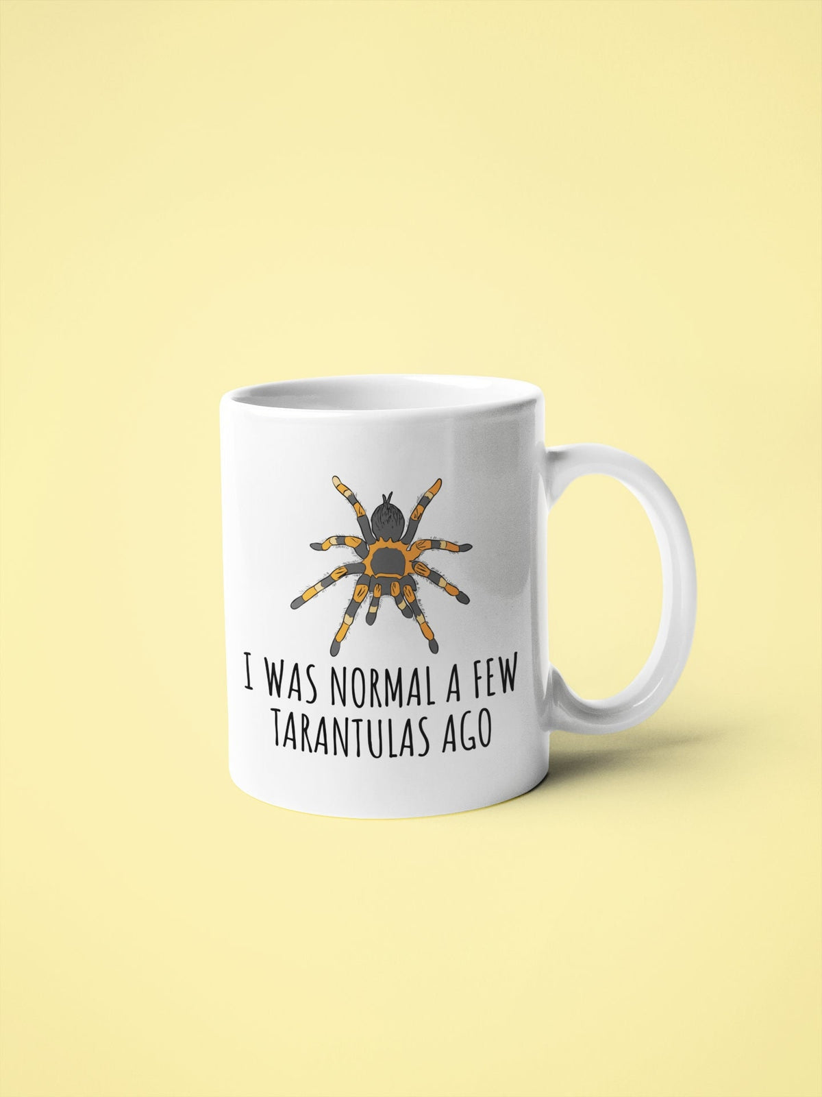 Funny Tarantula Coffee Mug Tarantula Lover Gift Arachnophile Present Arachnology Gifts A few Tarantulas Ago Graphic Tee – Bold Style · Perfect For Daily Wear