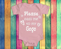 Pass Me To Gogo Cute Grandma Baby Bodysuit Tshirt or Toddler Shirt South African Zulu Grandmother Gift or Pregnancy Announcement Graphic Tee – Bold Style · Top Pick For Any Outfit