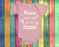 Pass Me To Momaw Cute Grandma Baby Bodysuit Tshirt or Toddler Shirt Special Grandmother Gift or Pregnancy Announcement Graphic Tee – Warm & Stylish · High-Quality Print