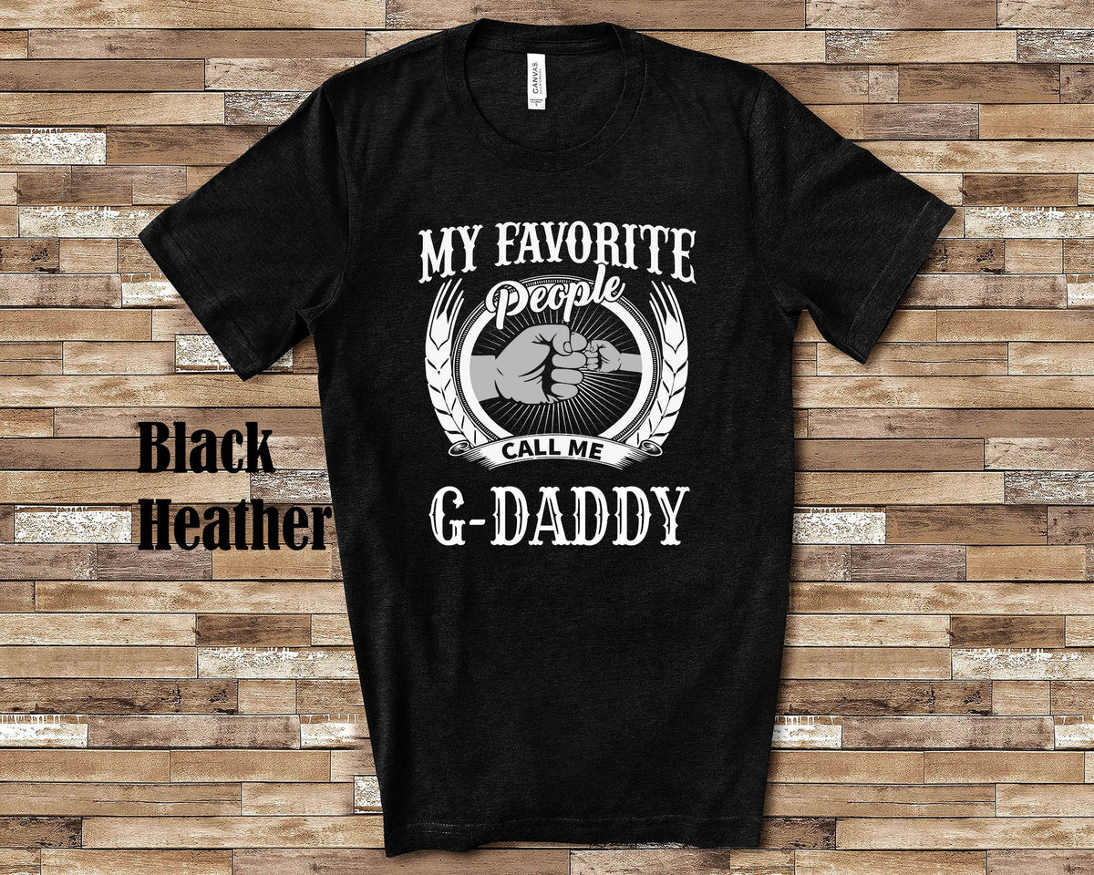 My Favorite People GDaddy fist bump Tshirt Long Sleeve Shirt Sweatshirt Tank Top Special Grandfather Father39s Day Christmas Birthday Gift Sweatshirt – Fan Favorite · Perfect For Daily Wear