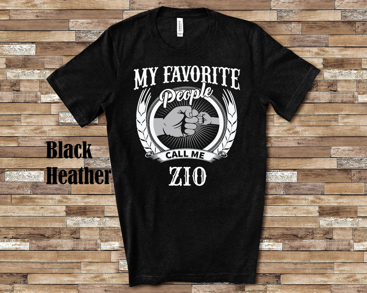 My Favorite People Zio fist bump Tshirt Long Sleeve Shirt Sweatshirt or Tank Top Italian Uncle Father39s Day Christmas Birthday Gift Sweatshirt – Fan Favorite · High-Quality Print