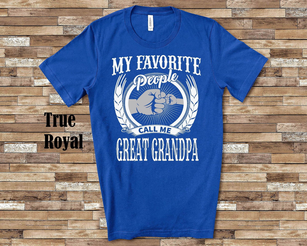 My Favorite People Great Grandpa fist Tshirt Long Sleeve Shirt Sweatshirt Tank Top Special Grandfather Father39s Day Christmas Birthday Gift Sweatshirt – Aesthetic Look · Perfect For Daily Wear