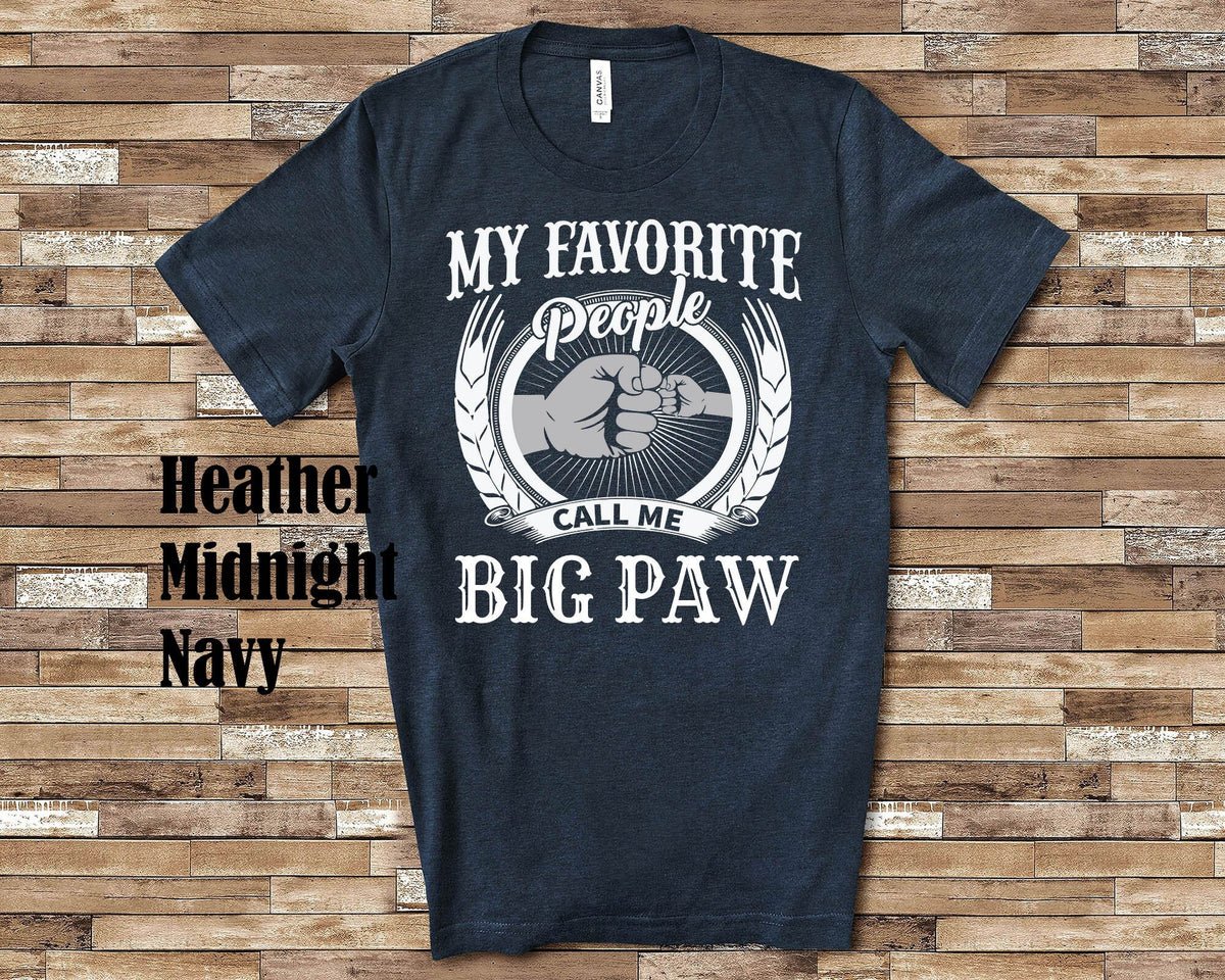 My Favorite People Big Paw fist bump Tshirt Long Sleeve Shirt Sweatshirt Tank Top Special Grandfather Father39s Day Christmas Birthday Gift Sweatshirt – Easygoing Wear · Perfect For Daily Wear