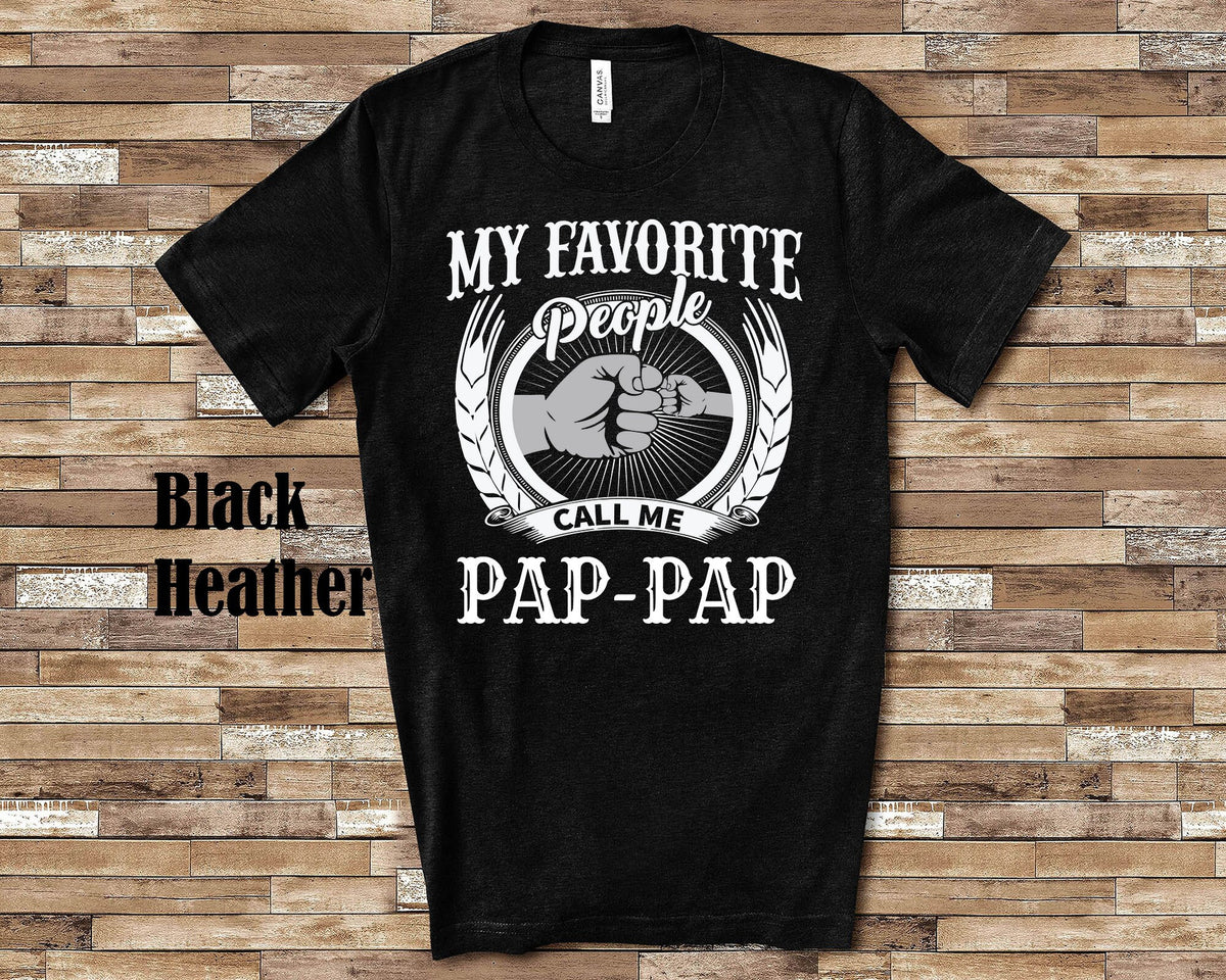 My Favorite People PapPap fist bump Tshirt Long Sleeve Shirt Sweatshirt Tank Top Special Grandfather Father39s Day Christmas Birthday Gift Sweatshirt – Warm & Stylish · Great Gift For Fans