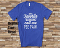 My Favorite People Pee Paw Tshirt Long Sleeve Shirt Sweatshirt or Tank Top Special Grandfather Father39s Day Christmas Birthday Gift Sweatshirt – Cozy Vibes · Top Pick For Any Outfit