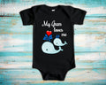 Gram Loves Me Cute Grandma Name Whale Baby Bodysuit Unique Grandmother Gift for Granddaughter or Grandson or Pregnancy Announcement Graphic Tee – Warm & Stylish · High-Quality Print