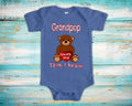 Grandpop Loves Me Cute Grandpa Name Bear Baby Bodysuit Tshirt or Toddler Shirt Special Grandfather Gift or Pregnancy Reveal Announcement Graphic Tee – Aesthetic Look · Must-Have Style