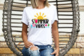 Womens Summer Tops TShirt T Shirt TShirt Tees Holiday Shirt For Women Holiday Top Summer Vibes Graphic Tee – Bold Style · Top Pick For Any Outfit